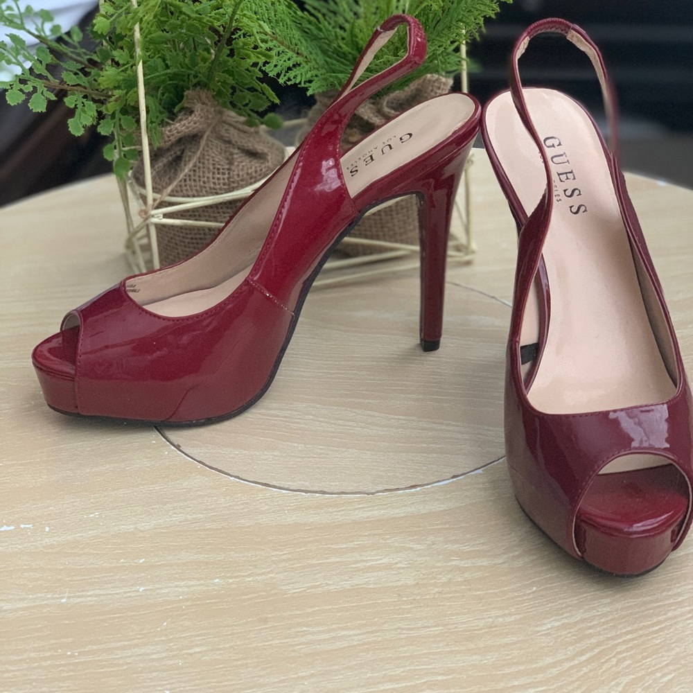 Guess sling back heels size 8.5